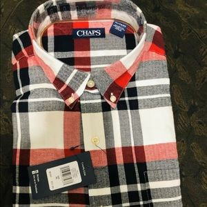 Chaps Men’s Lead Table White Sand Shirt XL